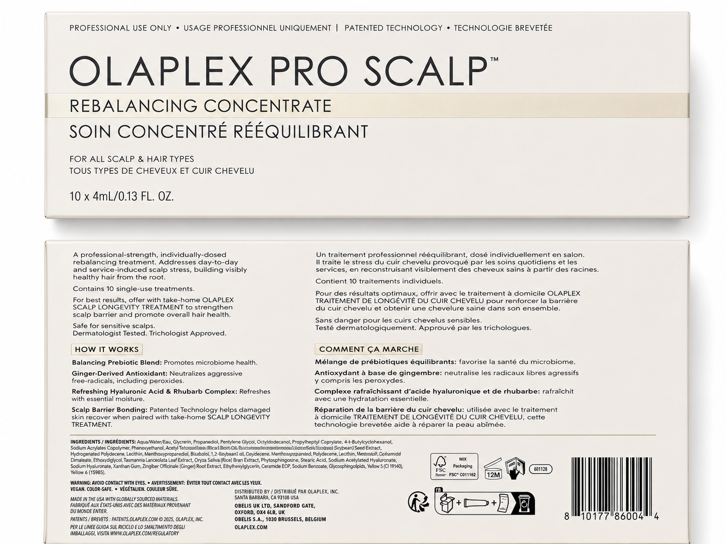Olaplex Pro Scalp Rebalancing Concentrate – 10 × 4 ml