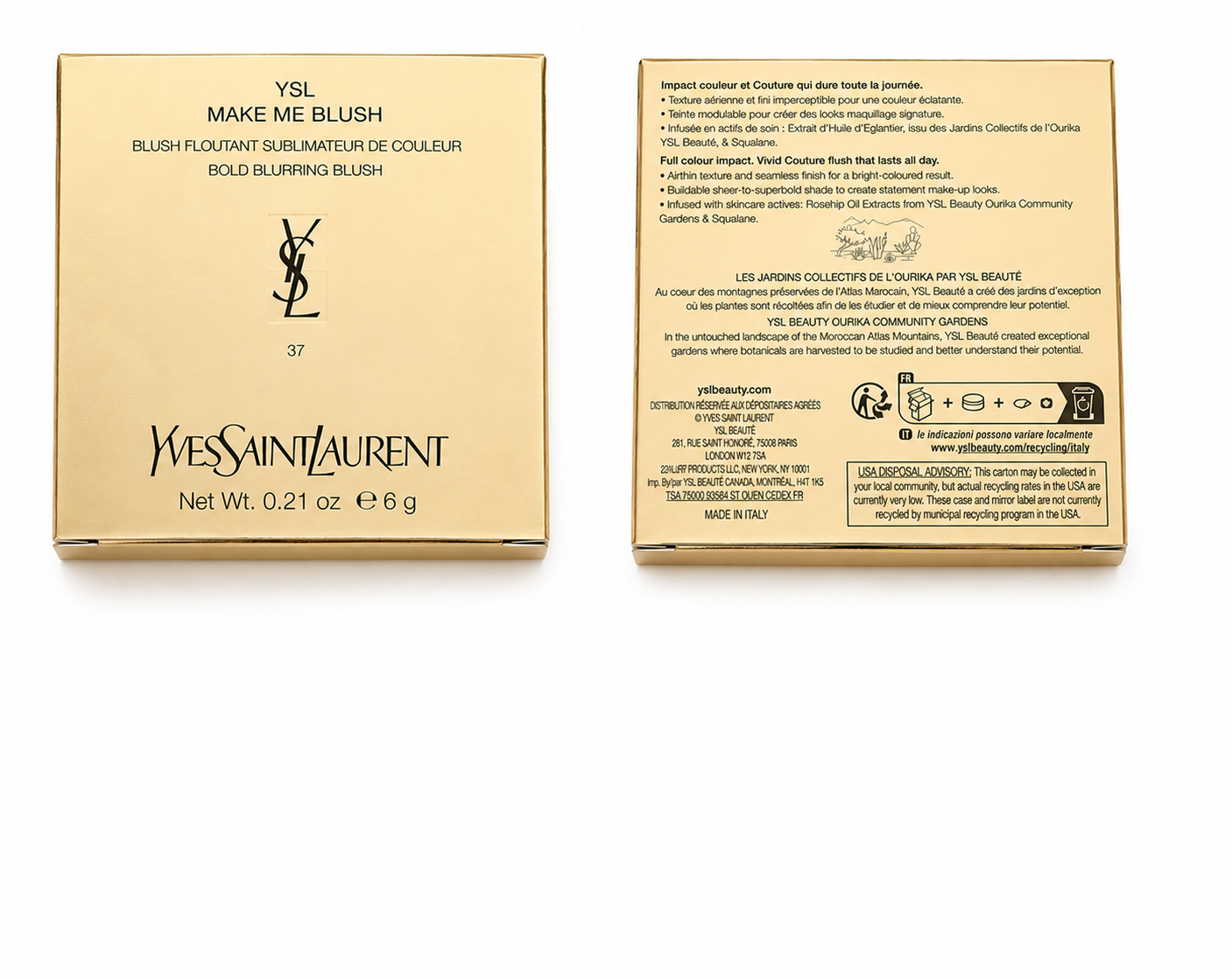 Yves Saint Laurent Make Me Blush Bold Blurring Blush – 37 Peachy Nude