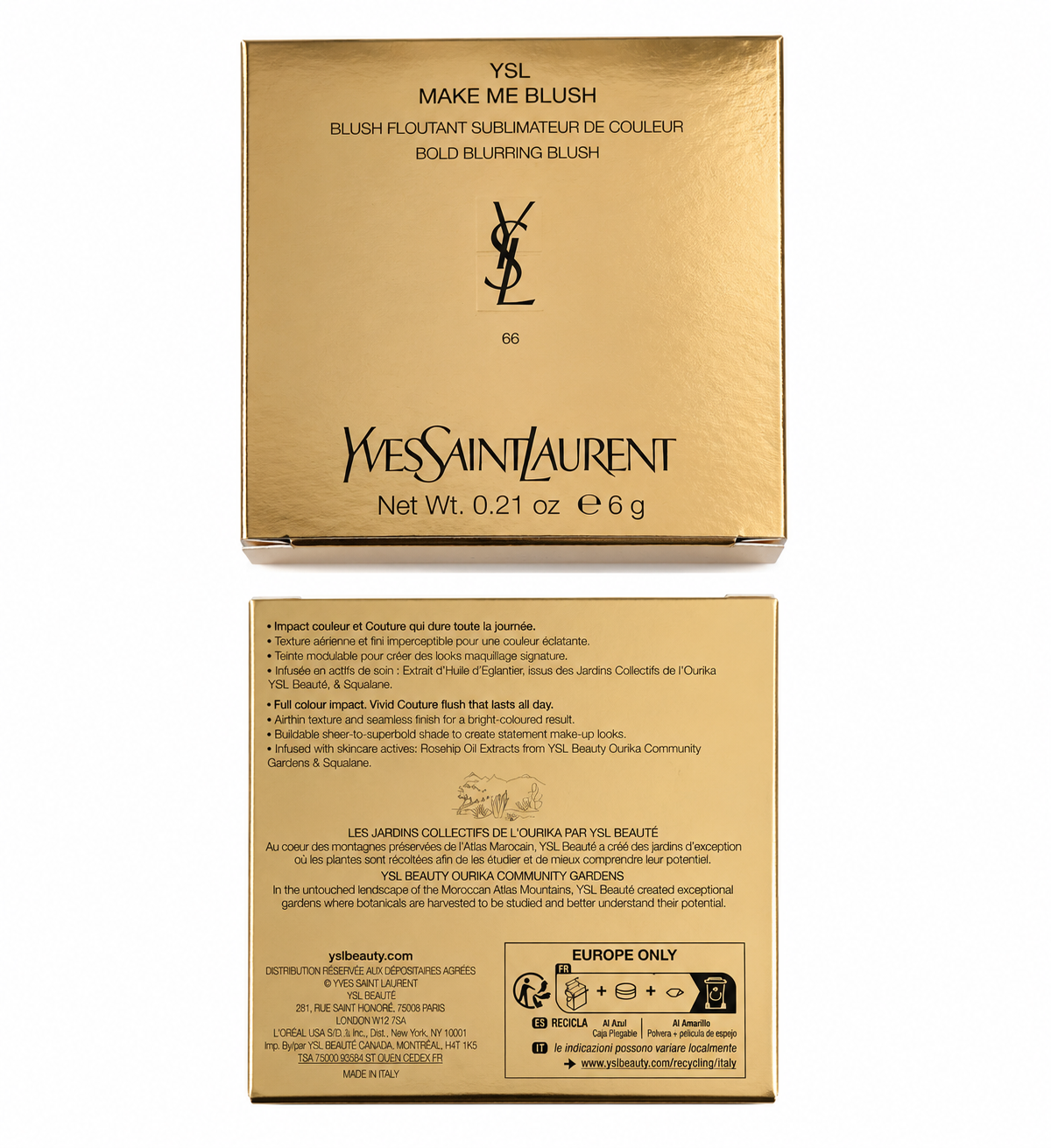 YSL Make Me Blush Bold Blurring Blush – 66 Fuchsia Fizz 0.17 oz