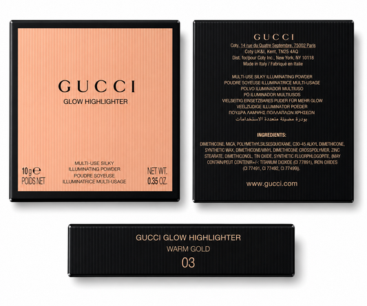 Gucci Glow Highlighter – WARM Gold(03) 10g