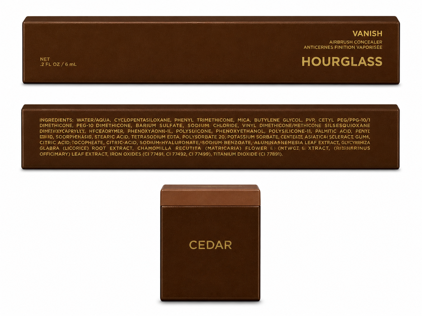 Hourglass Vanish Airbrush Concealer in Cedar, 0.2 oz