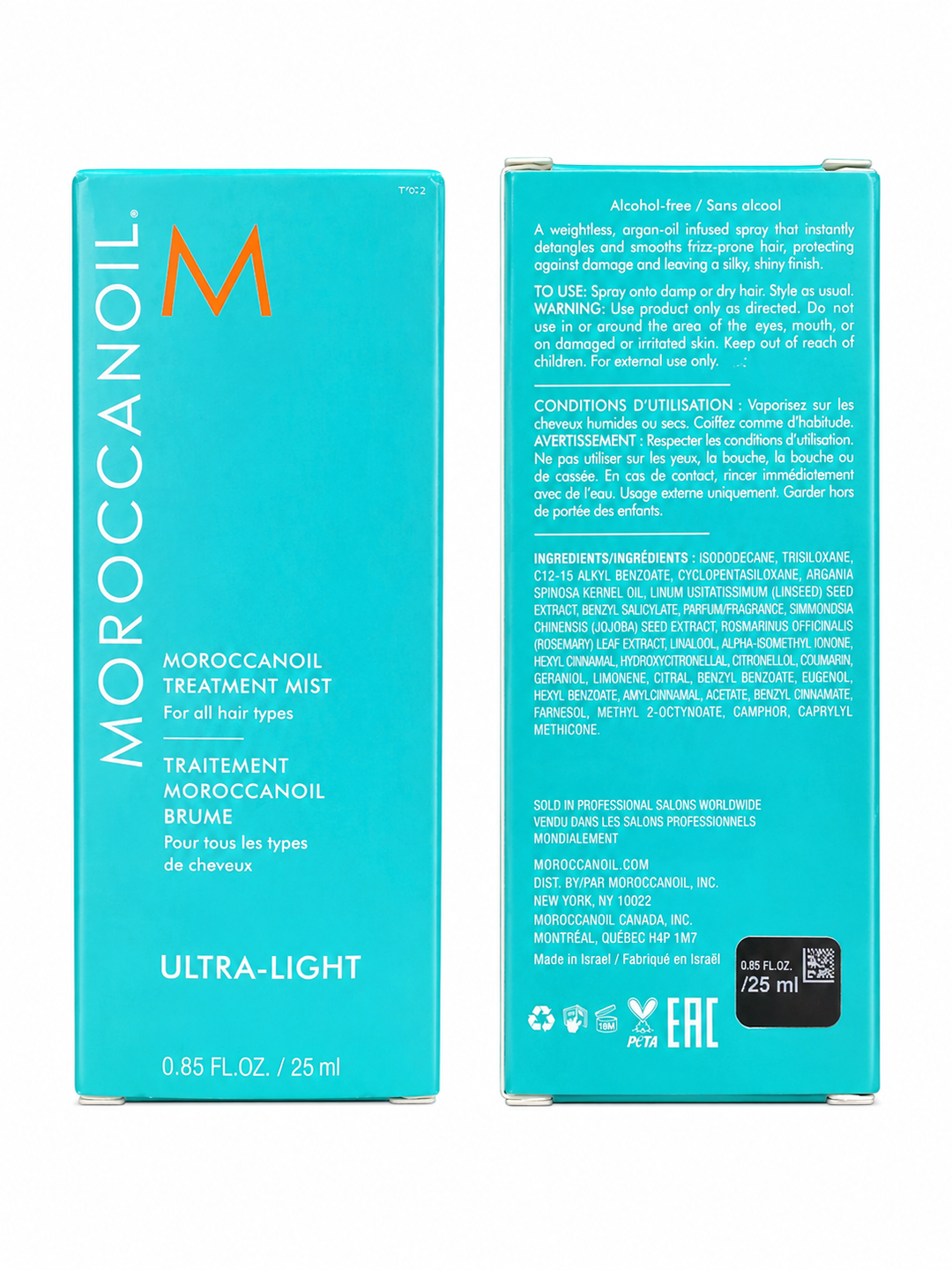 Moroccanoil Moisture Repair Set – Shampoo 250ml, Conditioner 250ml & Treatment Mist 25ml