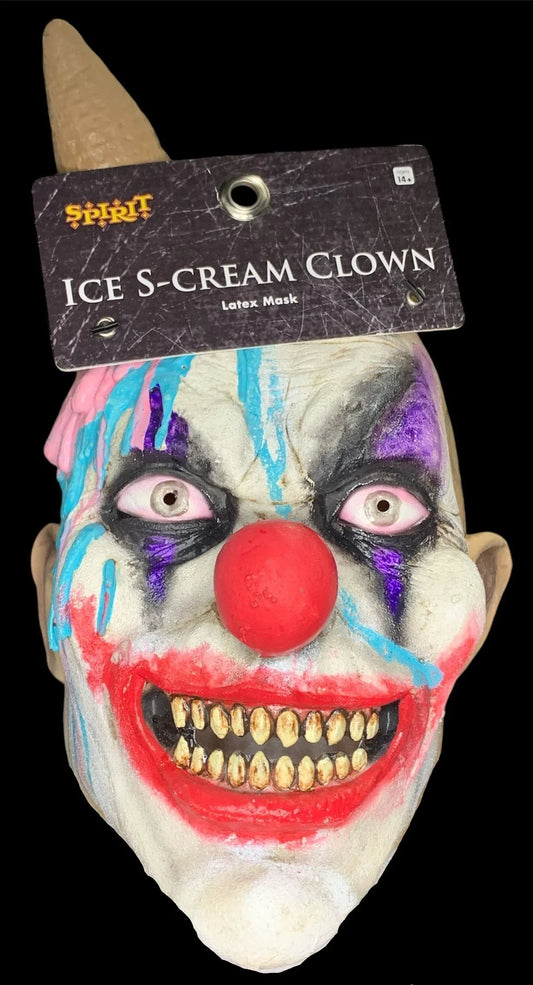 Ice S-Cream Clown Halloween Mask | Spirit - Exotic Pro