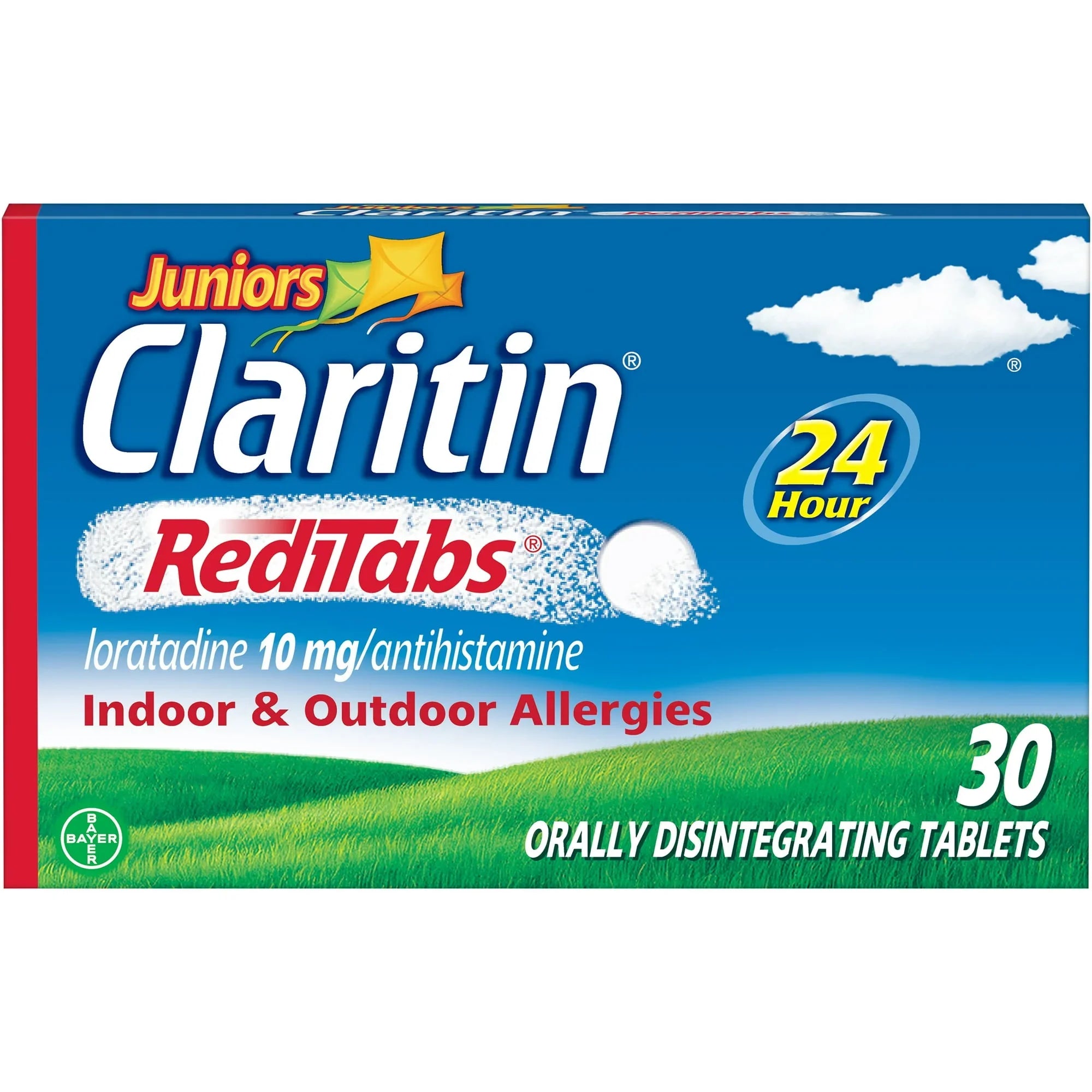 Junior Claritin 24-Hour Non-Drowsy Allergy RediTabs, 10mg, 30 Ct - Exotic Pro