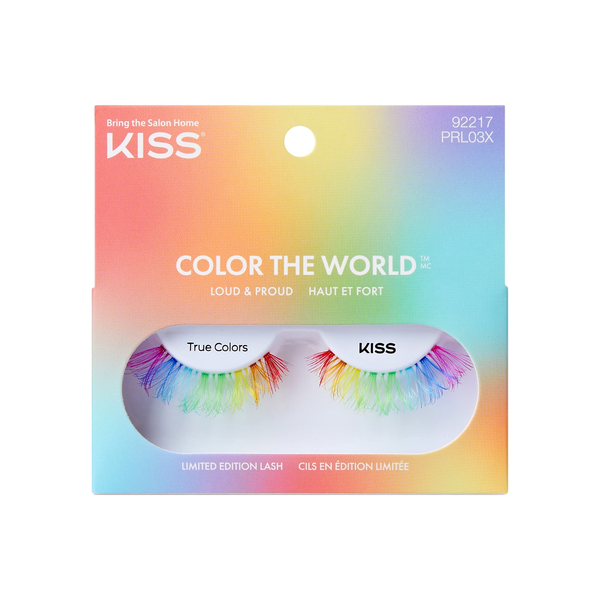 KISS Color The World False Eyelashes - True Colors 14mm | 1 Pair - Exotic Pro