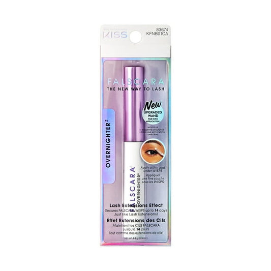 KISS Falscara 14-Day Overnighter Lash Adhesive – Black, 0.18 oz - Exotic Pro