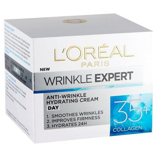 L'Oreal Wrinkle Expert 35+ Collagen Day Cream for First Signs of Aging, 50ml