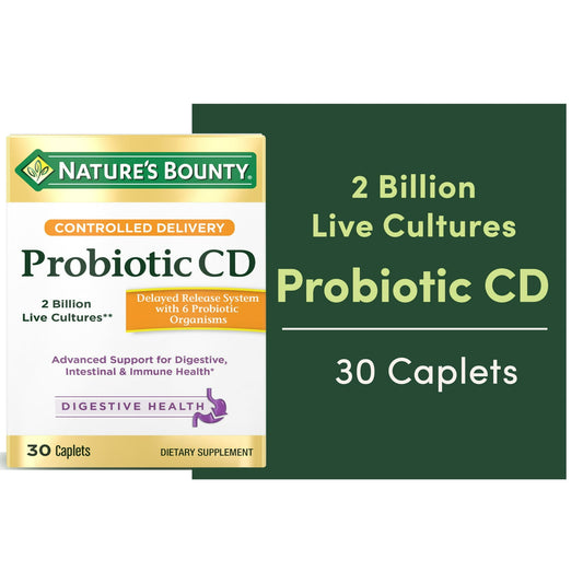 Nature's Bounty Controlled Delivery Digestive Probiotic – 30 Ct | Gut Health Support