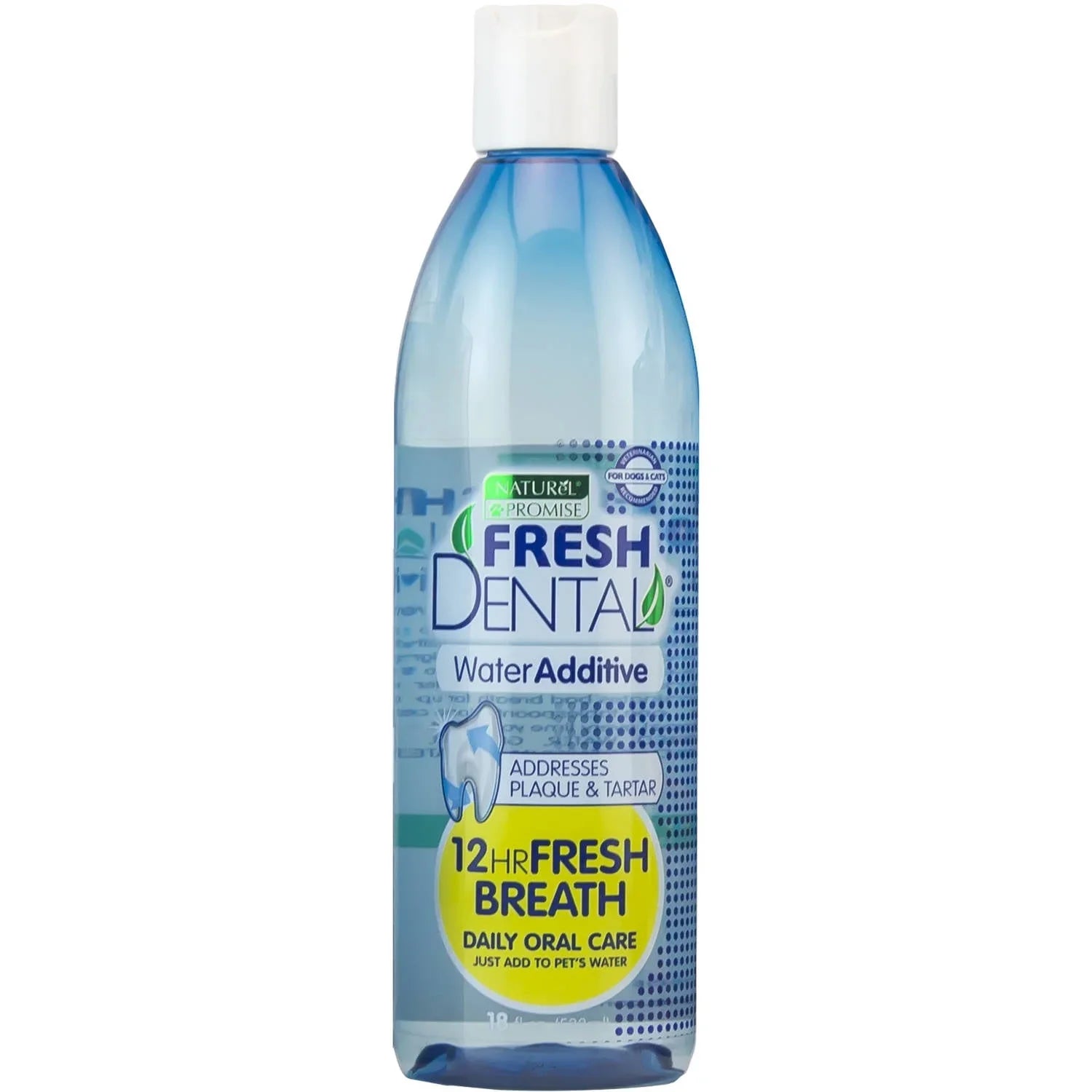 Naturel Promise Fresh Dental Water Additive for Dogs & Cats – 18 oz - Exotic Pro