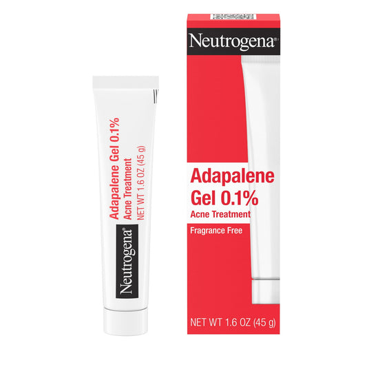 Neutrogena Adapalene Gel 0.1% Acne Treatment, Retinoid Formula 1.6 oz