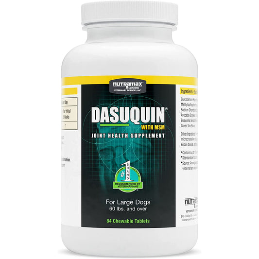 Dasuquin with MSM Chewable Tablets for Large Dogs, 84ct