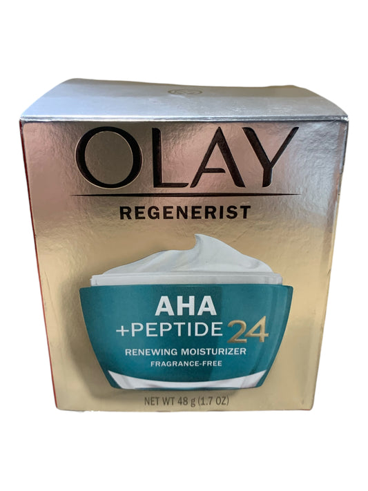 Olay Regenerist AHA + Peptide 24 Renewing Moisturizer - Fragrance-Free, 1.7oz