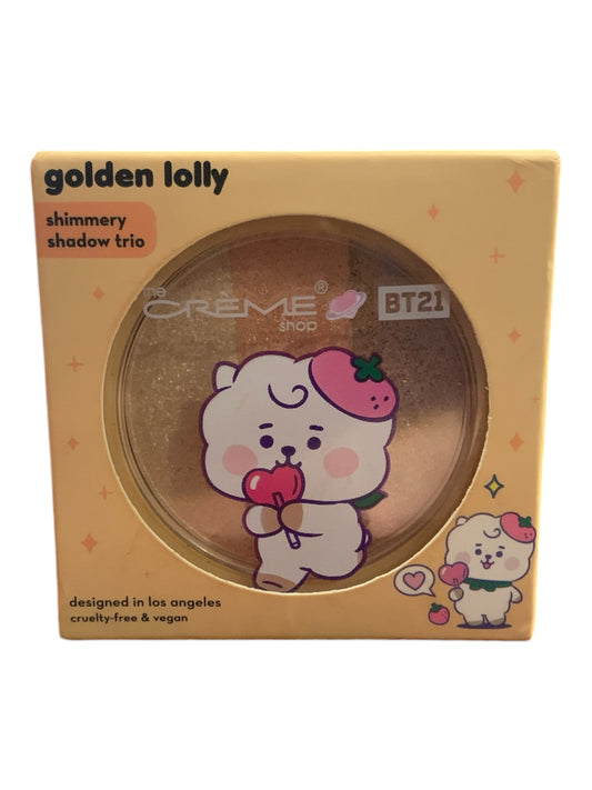 The Crème Shop BT21 Baby RJ Ultra-Pigmented Eyeshadow Trio - Golden Lolly