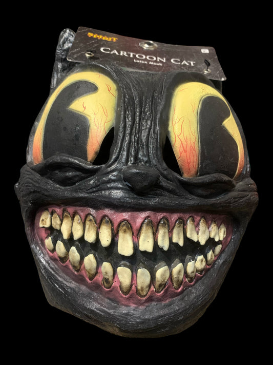 Spirit Cartoon Cat Halloween Mask – Creepy Cat Mask for Costume & Cosplay