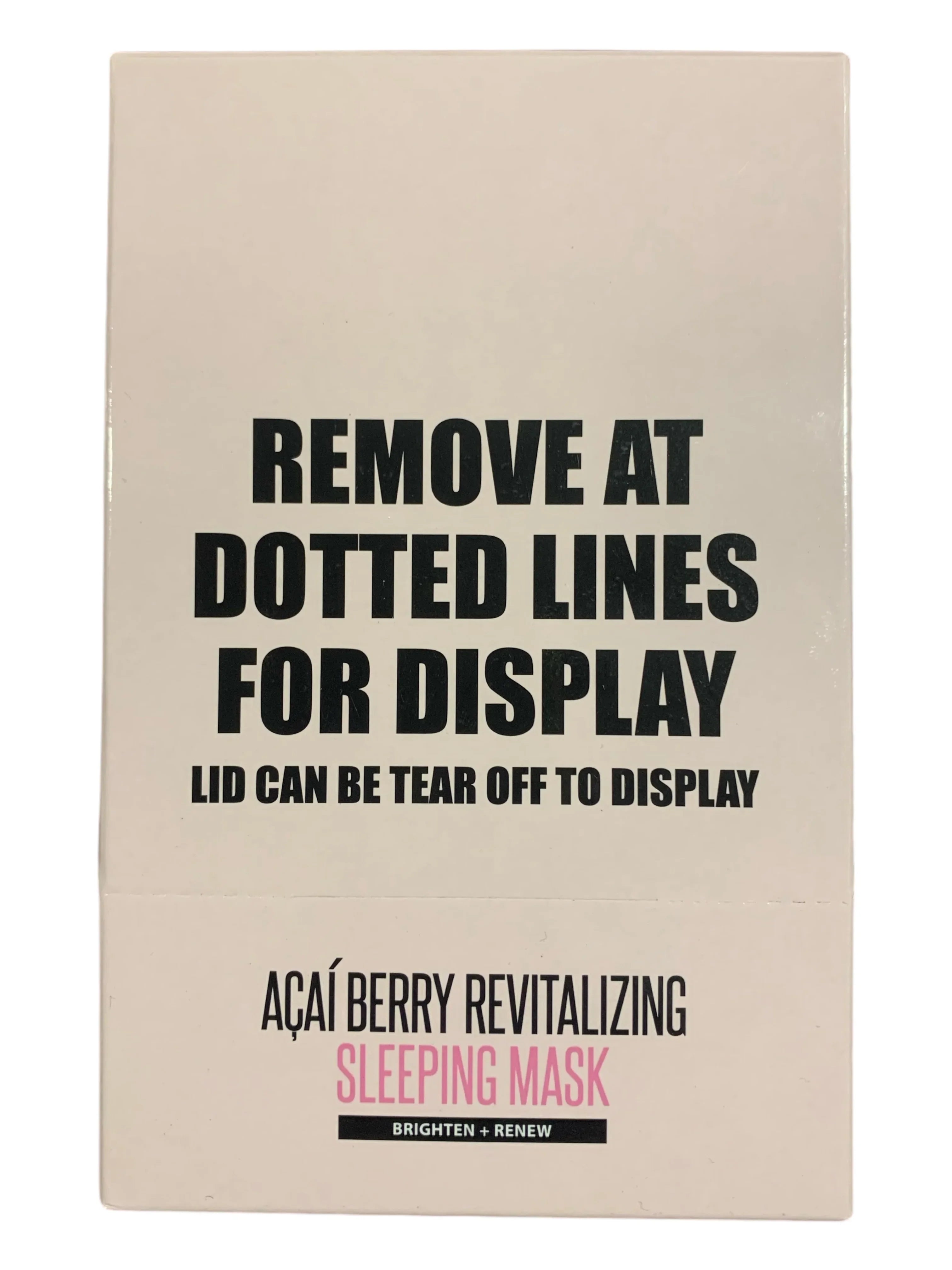 Soo'AE Acai Berry Revitalizing Sleeping Mask - 0.35 oz Overnight Hydration - Exotic Pro