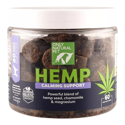 Only Natural Pet HEMP Calming Support, For Dogs 60ct, 7.4oz