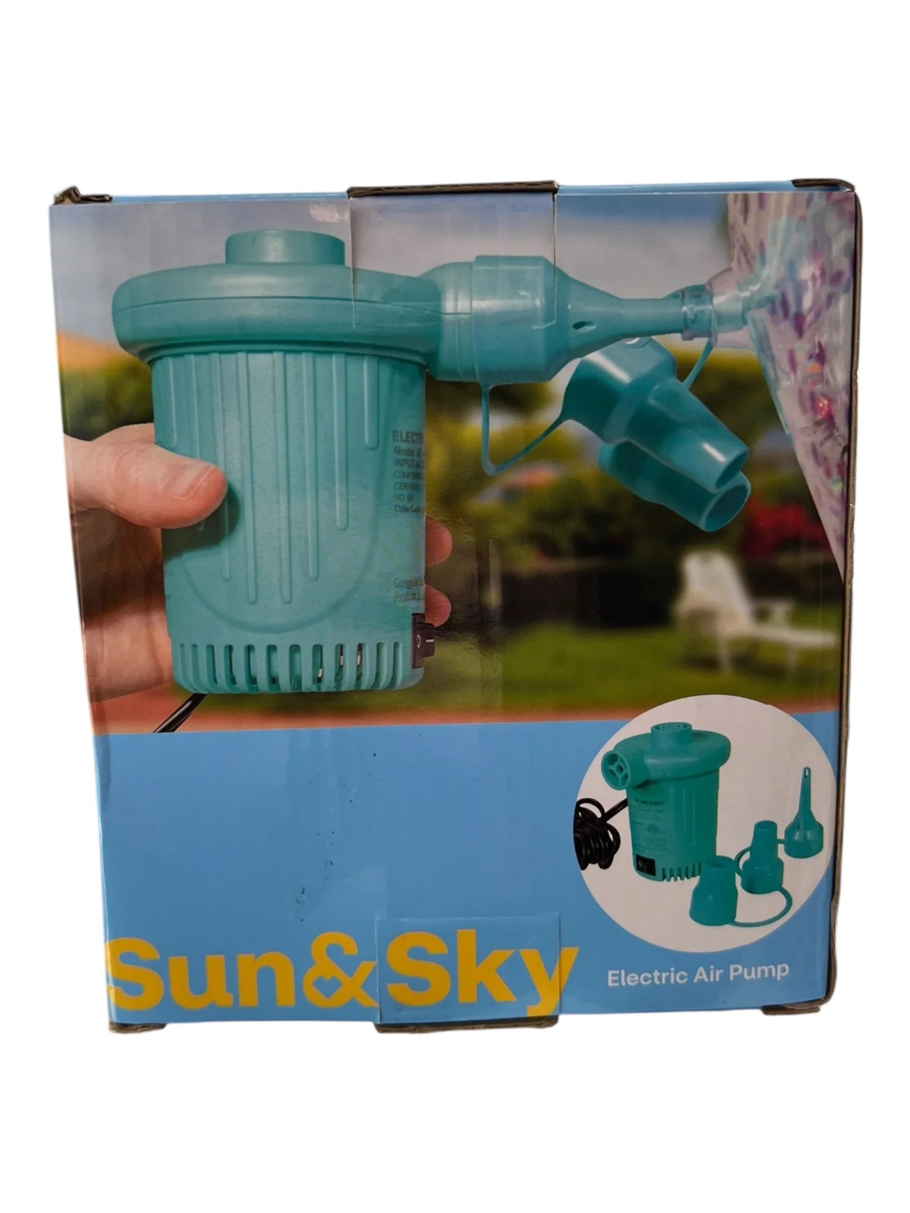 Electric Air Pump – Low Noise Inflator/Deflator for Pool Toys &Inflatables - Exotic Pro