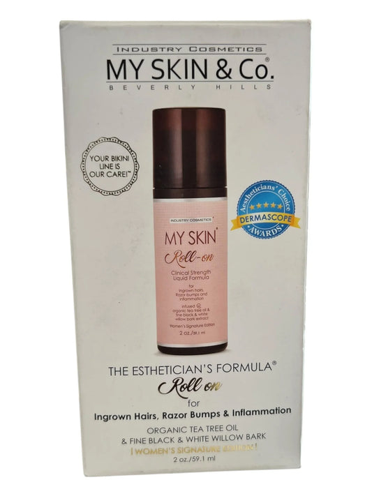 Tea Tree Oil Roll-On with Willow Bark – 2oz by My Skin & Co. - Exotic Pro