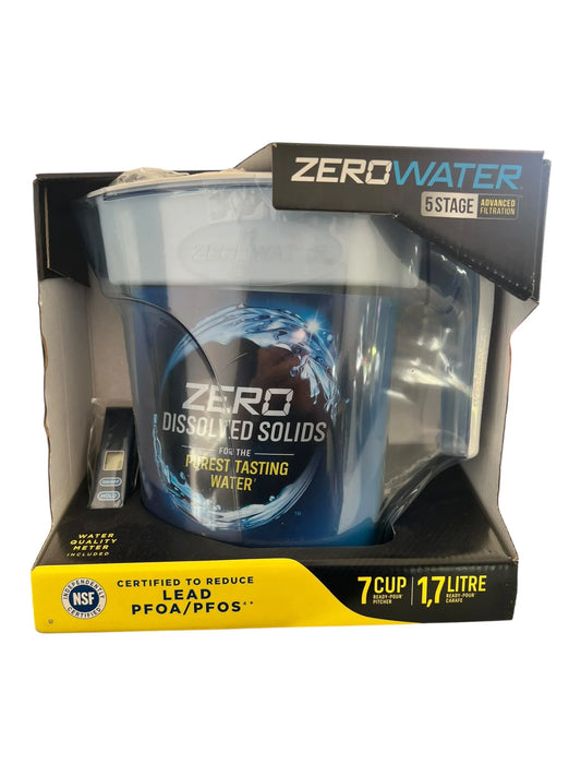 ZeroWater 7-Cup 5-Stage Ready-Pour Pitcher with Filter System - Exotic Pro
