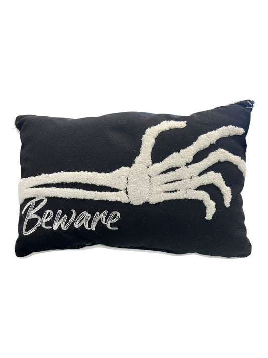 Spooky Village “Happy Haunting” Pillow – 15x10 Inch Halloween Decor - Exotic Pro