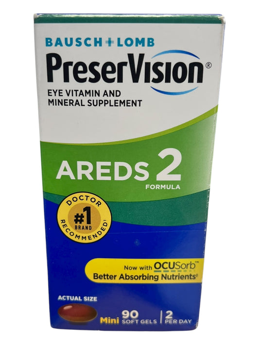 PreserVision AREDS 2 + Multivitamin MiniGels, Eye & Body Support, 90 Ct - Exotic Pro