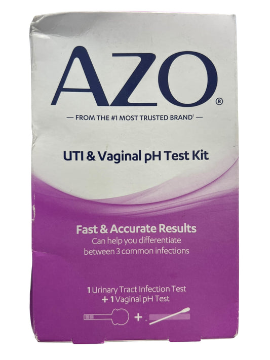 AZO UTI Test Strips & Vaginal pH At-Home Test Kit, 2 Ct, FSA/HSA Eligible - Exotic Pro