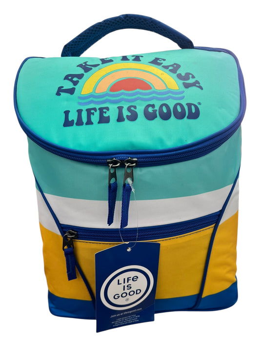 Life Is Good Insulated Cooler Backpack – Multicolor "Take It Easy" - Exotic Pro