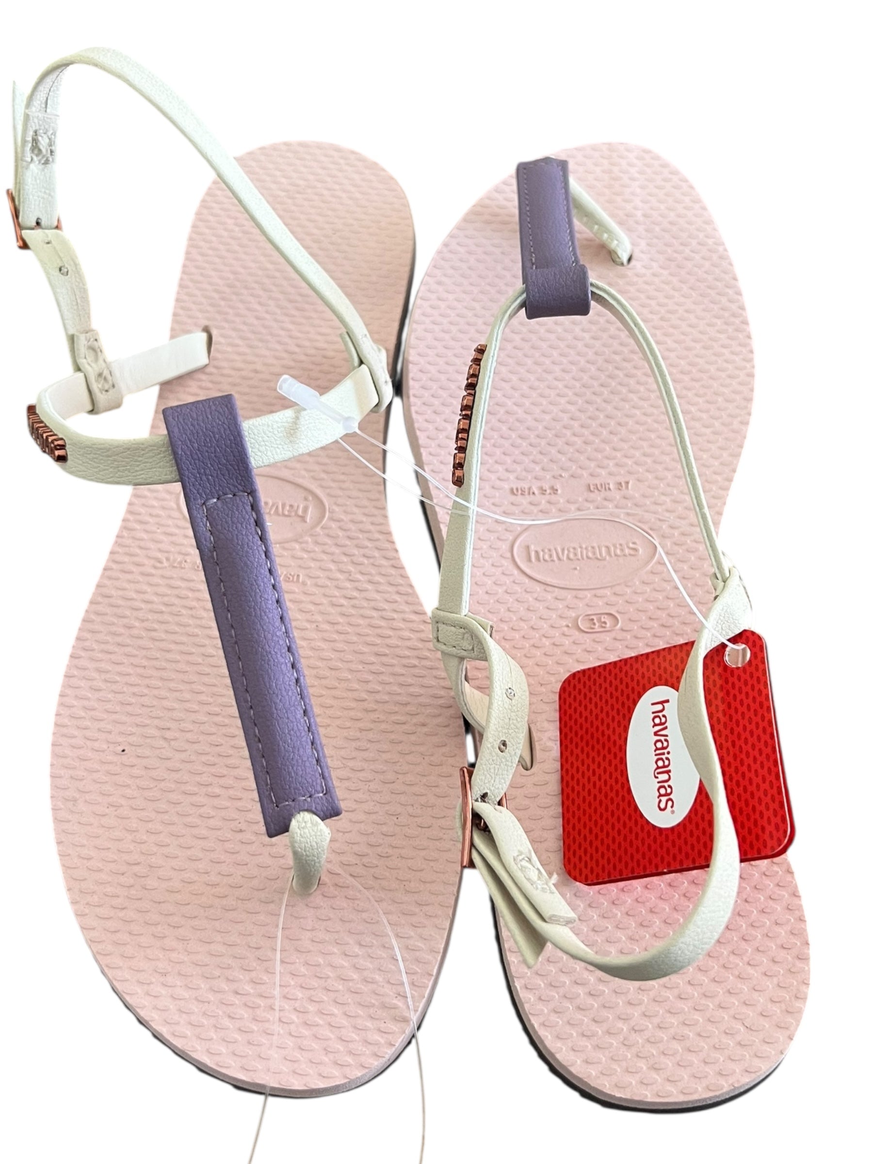 Havaianas Women's You Rio Flip Flop Sandals - Ballet Rose Size 35 (USA 5.5, EUR 37) - Exotic Pro