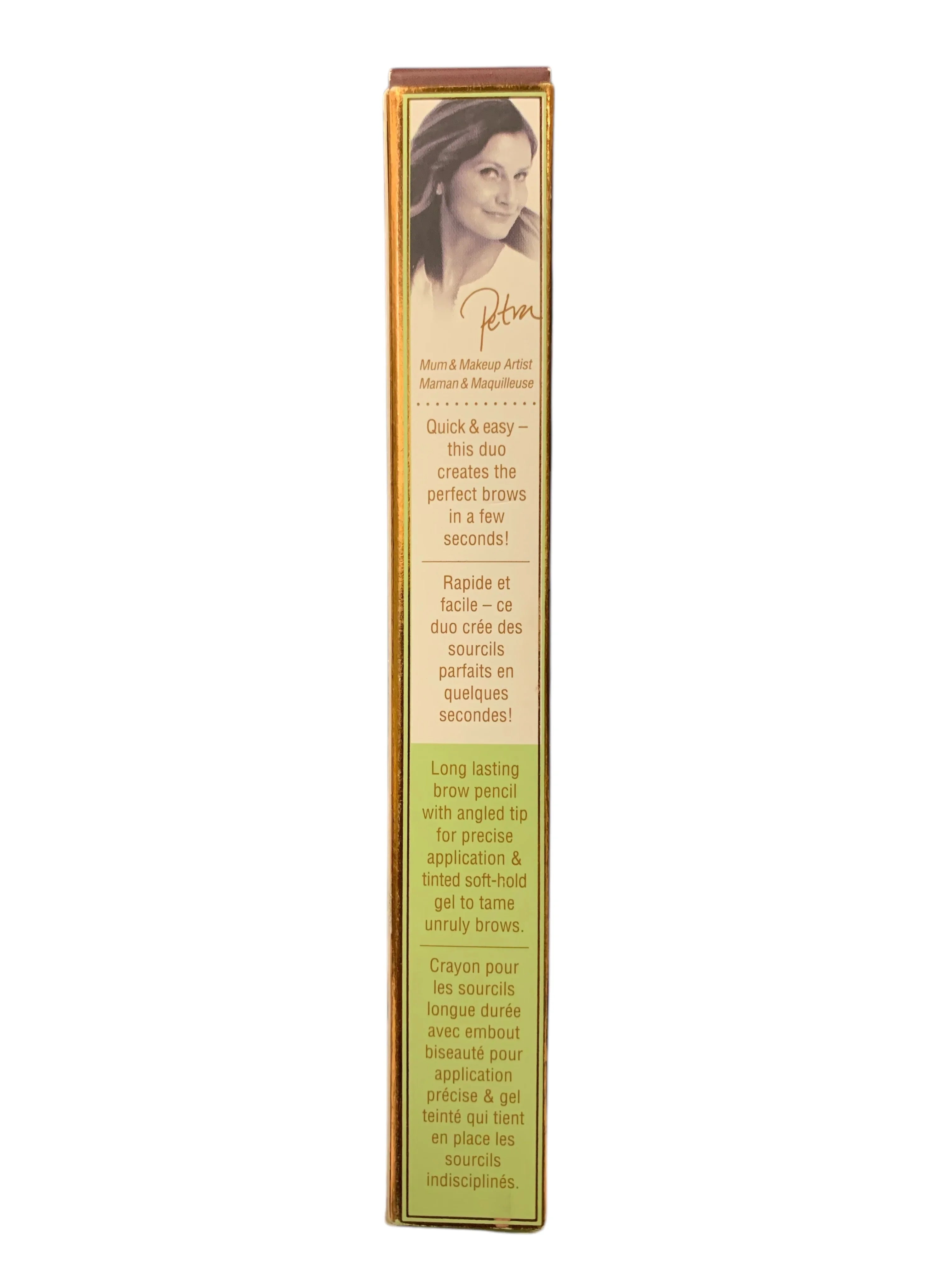 Pixi by Petra Natural Brow Duo 2-in-1 - Deep Brunette, 0.007 oz - Exotic Pro