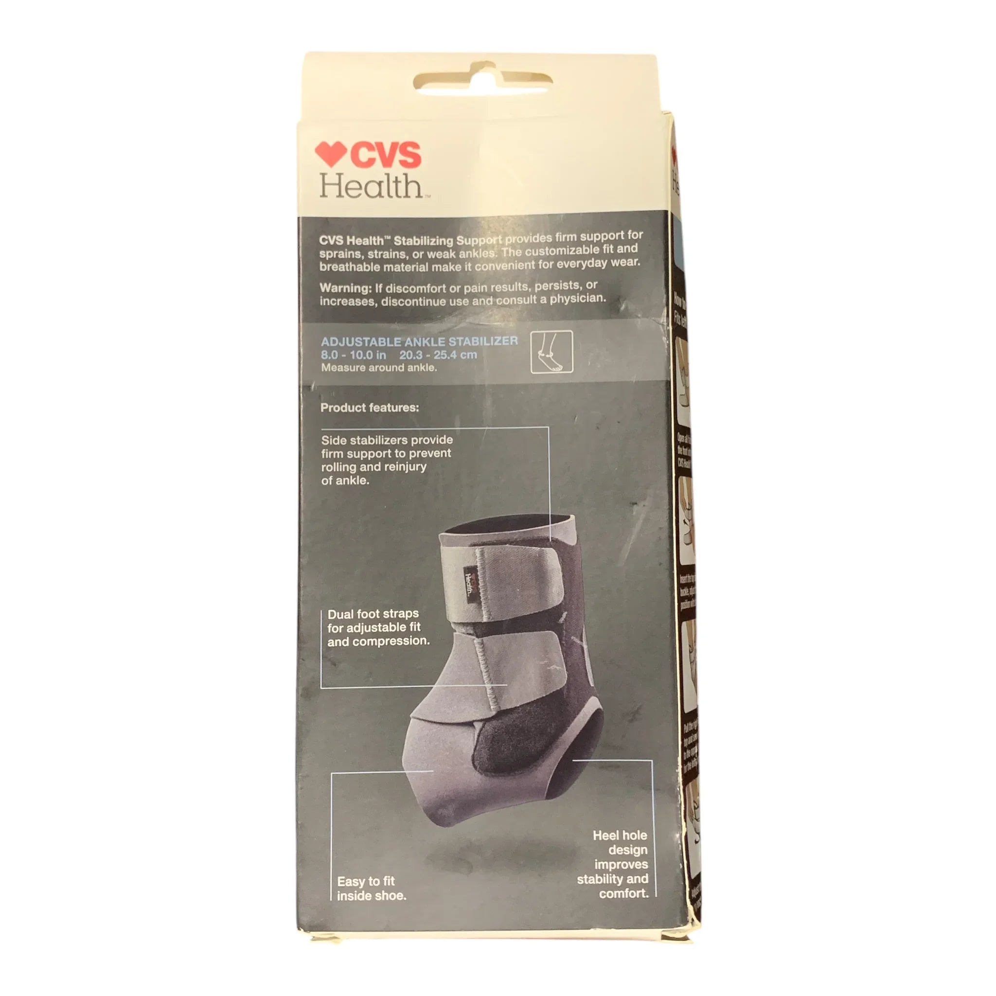 CVS Adjustable Breathable Ankle Support - One Size, Unisex - Exotic Pro