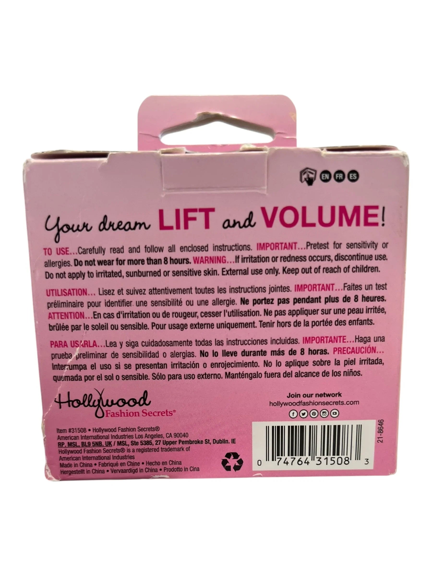 Hollywood Fashion Secrets Body Contour Tape - Dark Skin, 1 Roll (197x1) - Exotic Pro