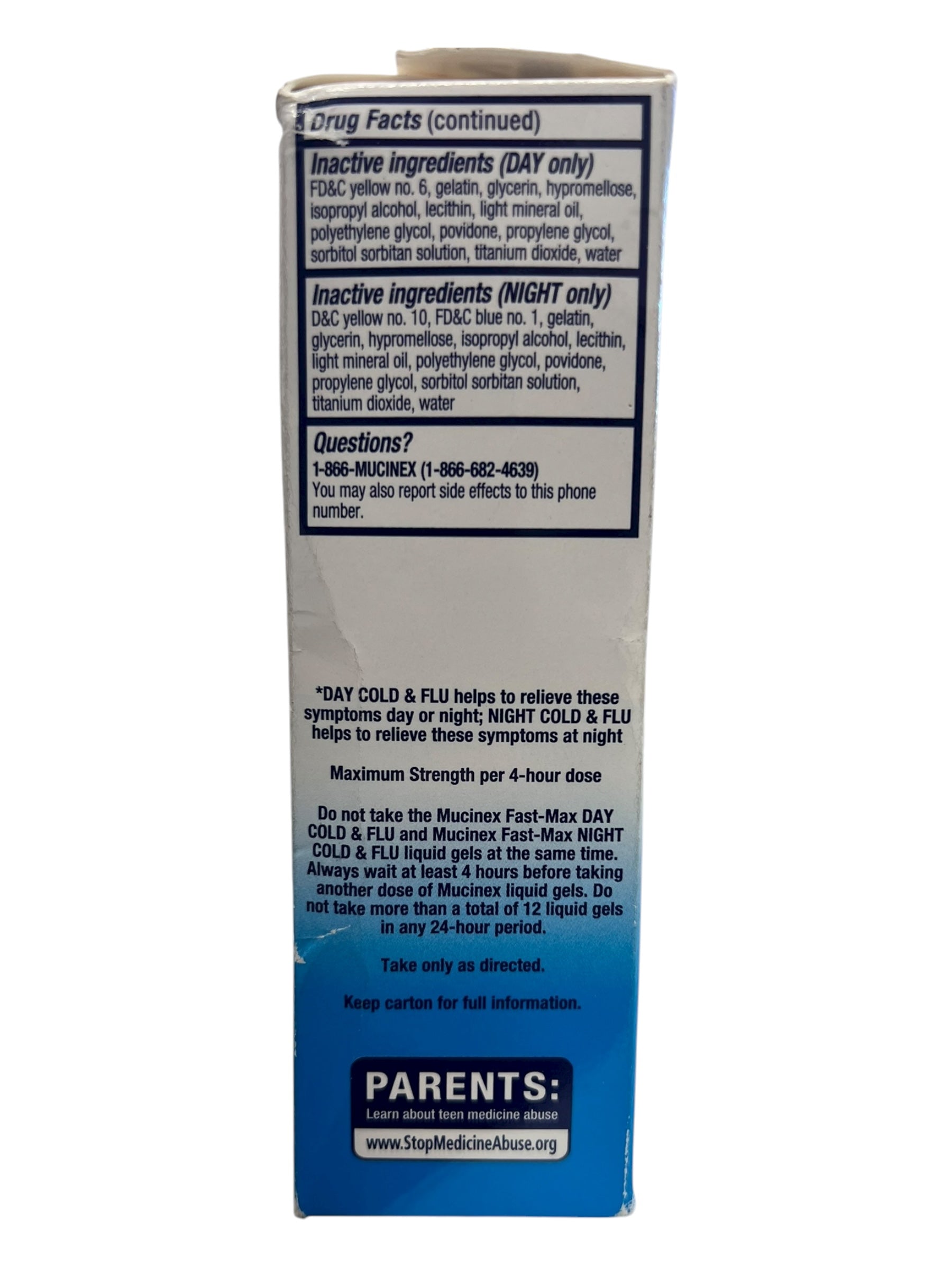Mucinex Fast-Max Day & Night Cold & Flu Liquid Gels, Cough Relief, 24 Ct - Exotic Pro