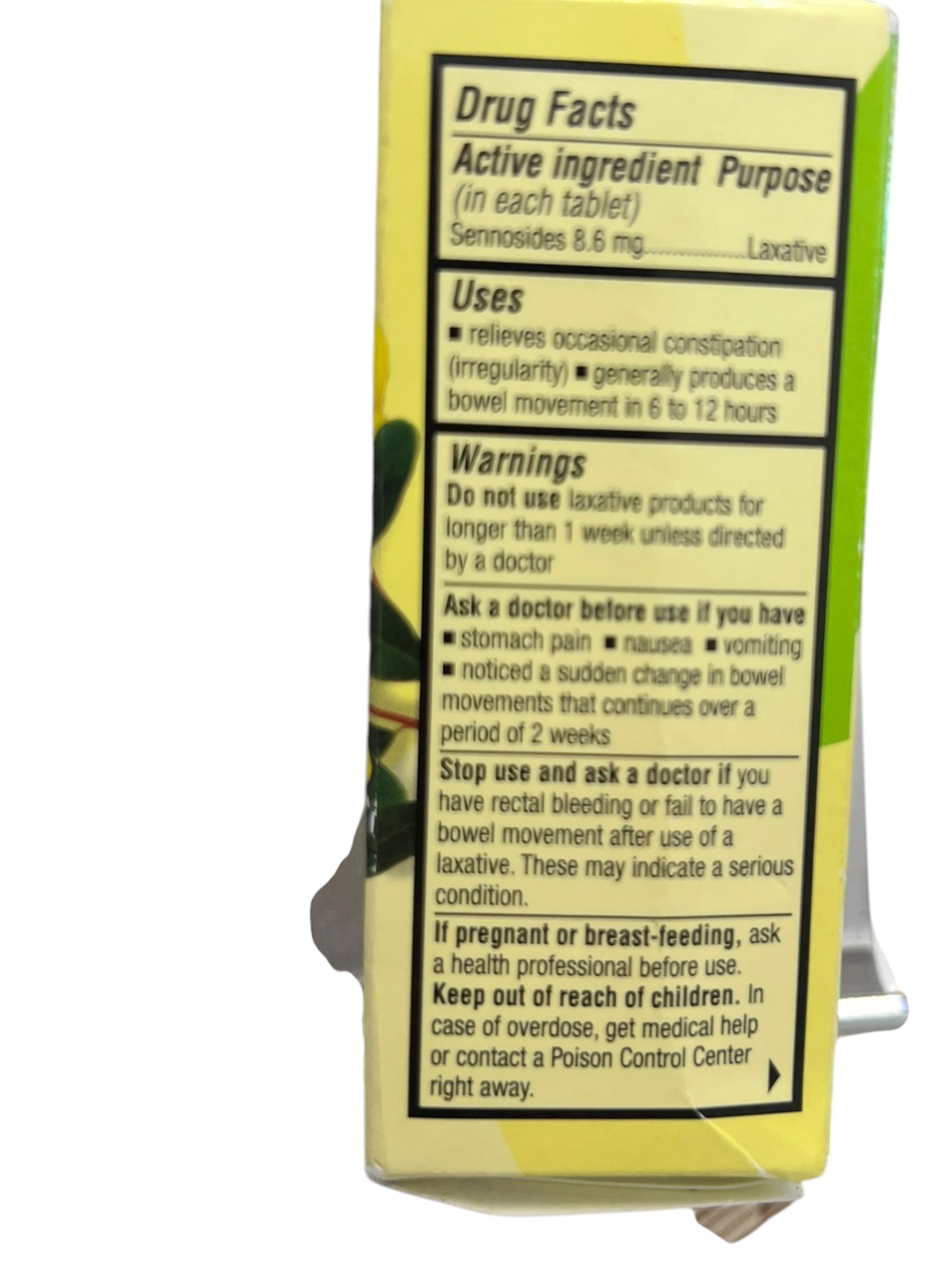 Senokot Natural Laxative – Regular Strength Tablets, 50 Count - Exotic Pro