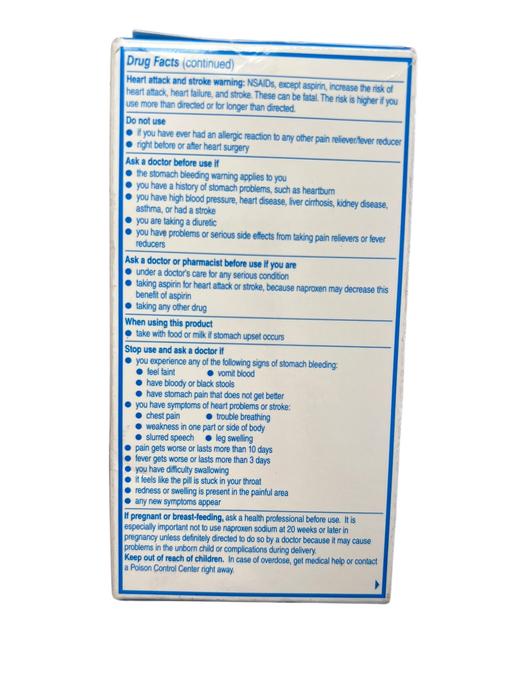 Aleve Pain Reliever & Fever Reducer Caplets with Naproxen – 200 Count - Exotic Pro