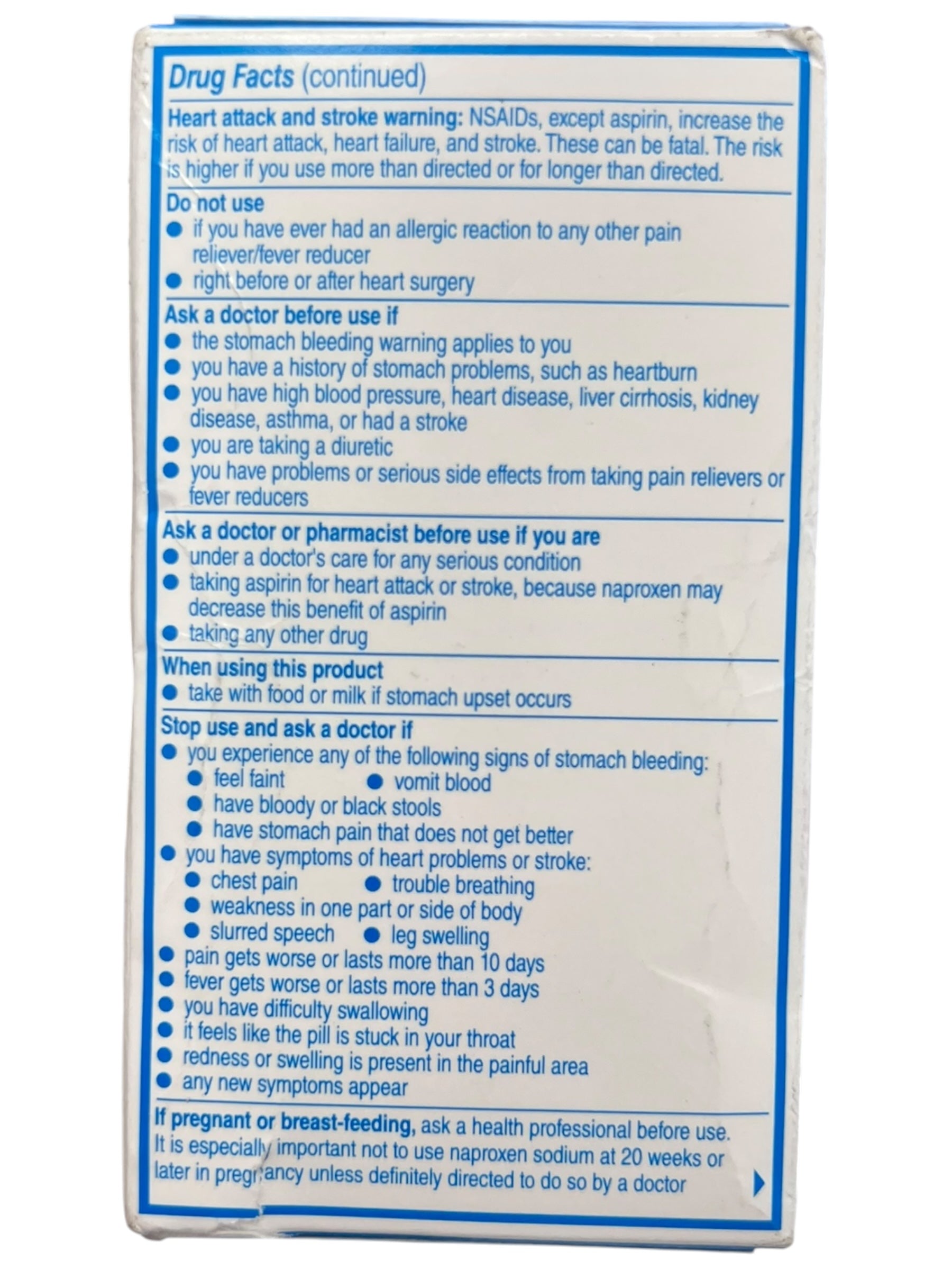 Aleve Back & Muscle Pain Relief Naproxen Sodium Tablets – 50 Count - Exotic Pro