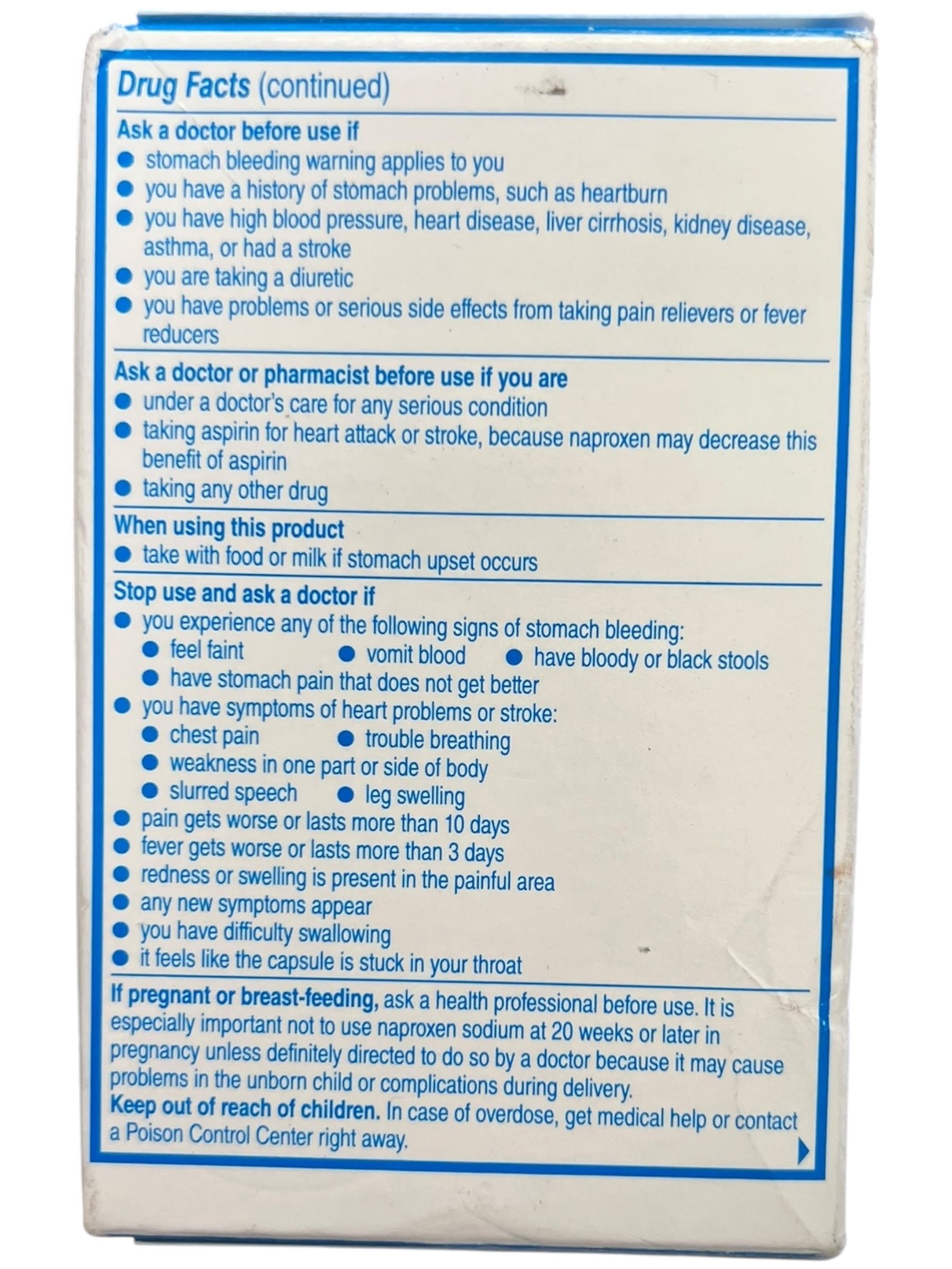 Aleve Liquid Gels Pain Reliever with Naproxen Sodium – 50 Count - Exotic Pro