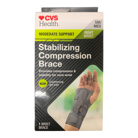 CVS Health Compression Brace - Moderate Support, Right Wrist (S/M)