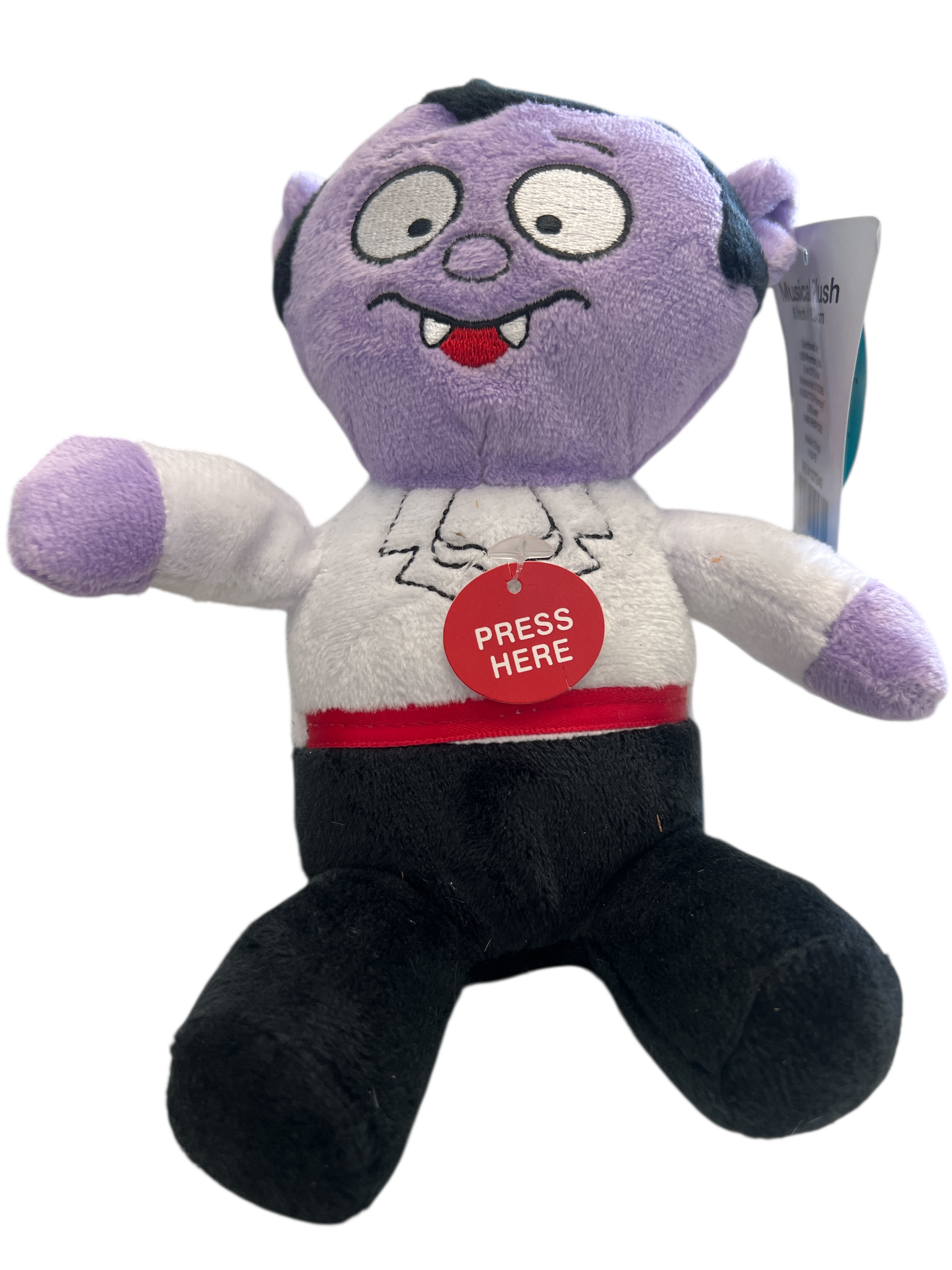 6" Musical Halloween Plush Toy – Plays “Happy Halloween” (Dracula) - Exotic Pro
