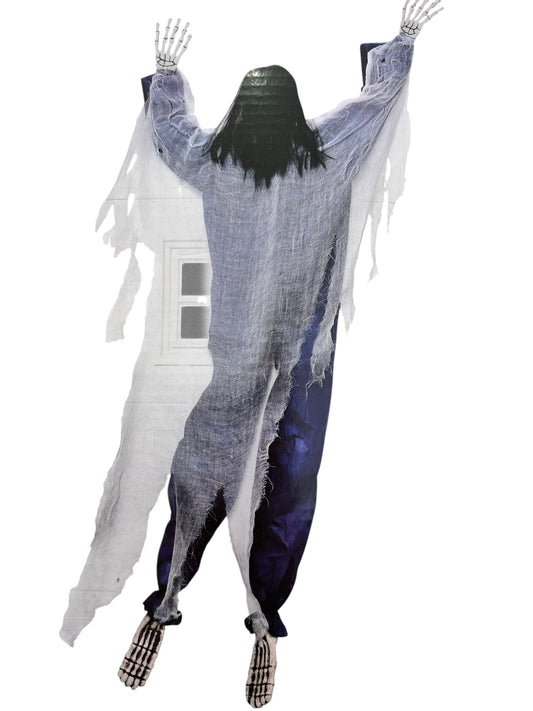 Climbing Zombie Wall Decor – Halloween Scary Hanging Dead Zombie Prop - Exotic Pro