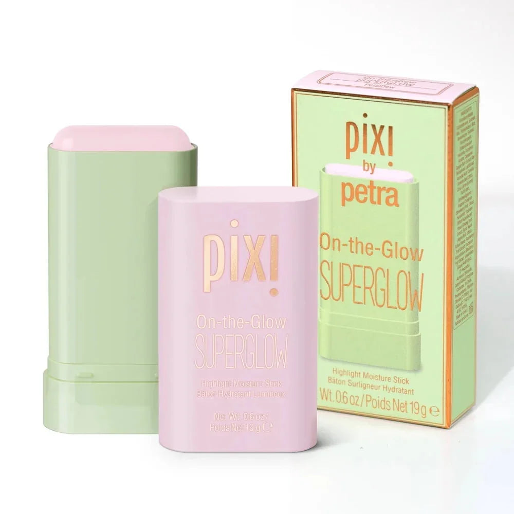 Pixi Beauty On-the-Glow Superglow Highlight Stick, Petal Dew, 0.6 Oz - Exotic Pro