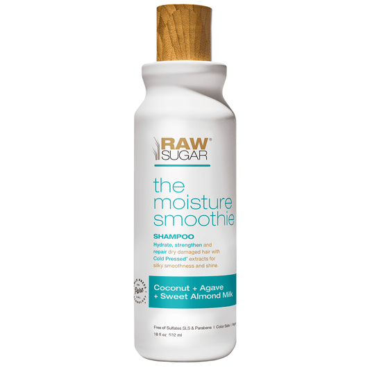 Raw Sugar Moisture Smoothie Shampoo with Coconut & Agave, 18 fl oz