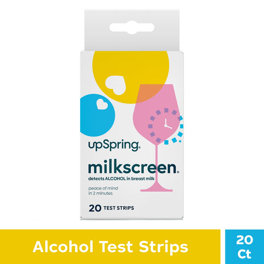 UpSpring Milkscreen Breastfeeding Alcohol Test Strips, 2-Min Results, 20 Ct