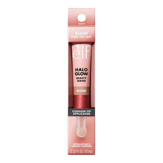 e.l.f. Halo Glow Blush Beauty Wand - Shade Rosé You Slay, 0.33 fl oz