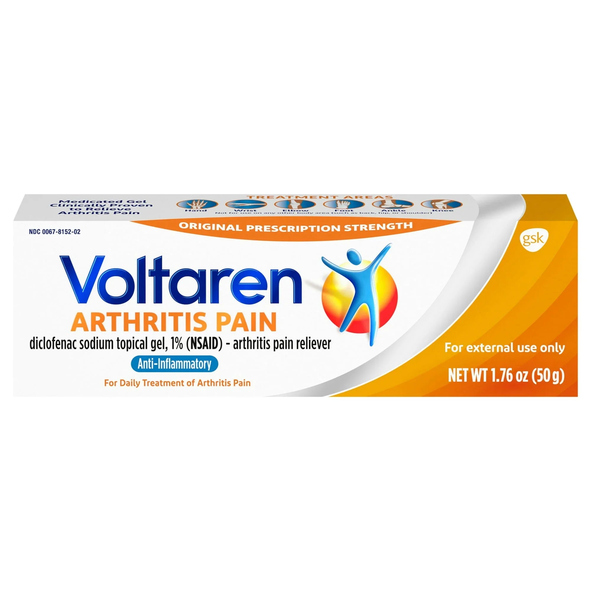 Voltaren Arthritis Pain Relief Gel, Topical NSAID, 1.7 oz (50g) - Exotic Pro