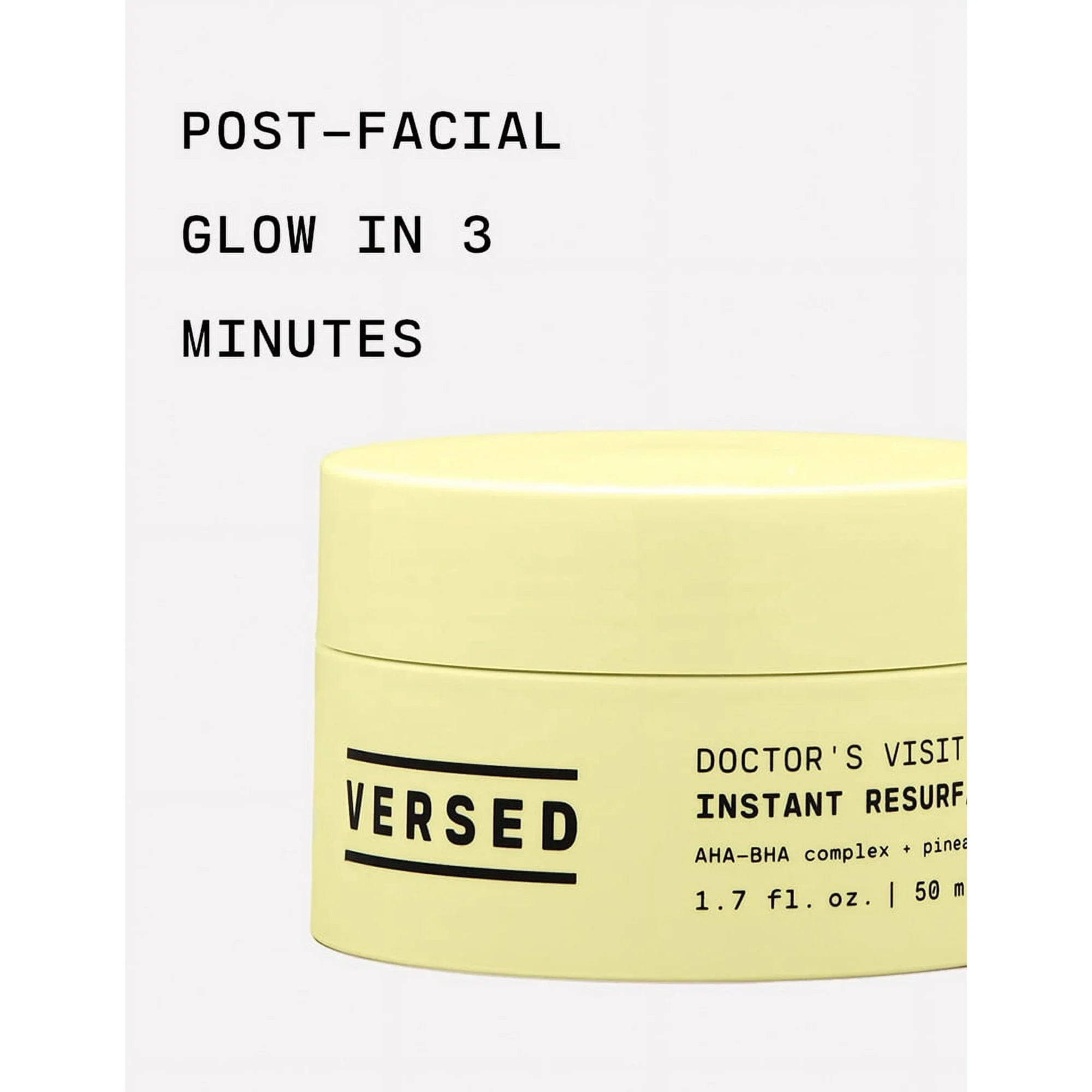 Versed Doctor’s Visit Instant Resurfacing Mask - 1.7 fl oz - Exotic Pro