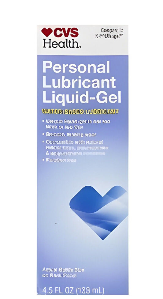 CVS Health Personal Lubricant Liquid-Gel – 4.5 fl oz, Long-Lasting Comfort