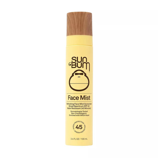 Sun Bum SPF 45 Face Mist – 3.4 fl oz | Refreshing &amp; Lightweight Sunscreen