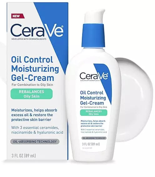 Cerave Oil Control Moisturizing Gel-Cream Face Moisturizer 3 Oz