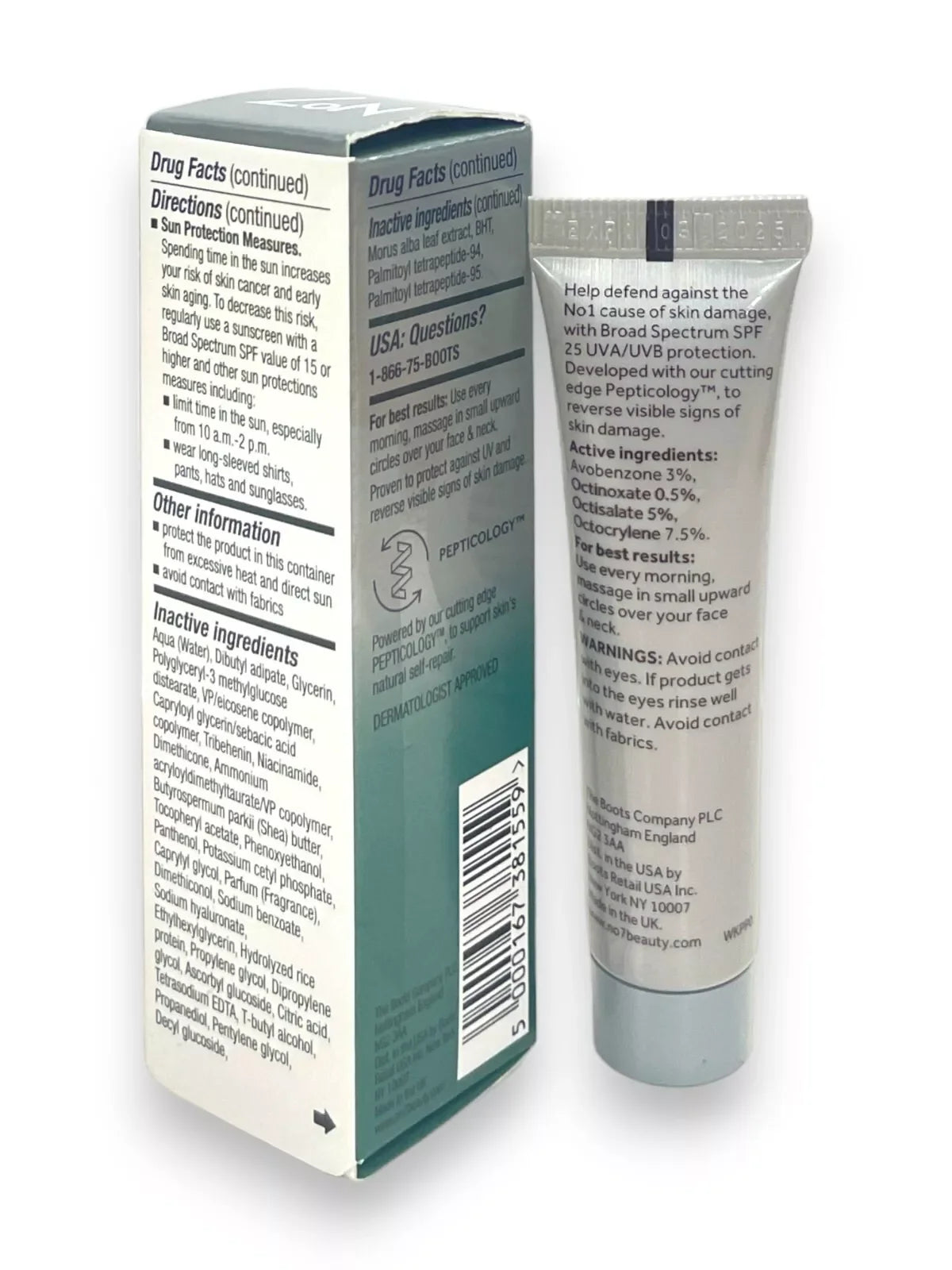 No7 Future DAMAGE REVERSAL Renew Day Cream SPF 25 15ml - Exotic Pro
