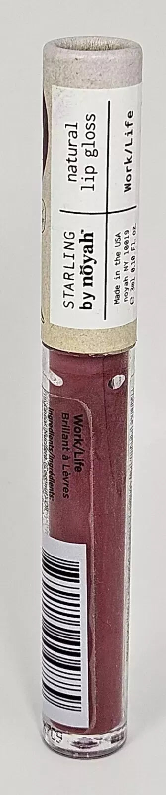 Starling by Noyah Natural Lip Gloss - Work/Life, 0.10 oz